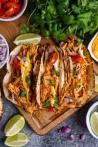 Crock Pot Chicken Tacos