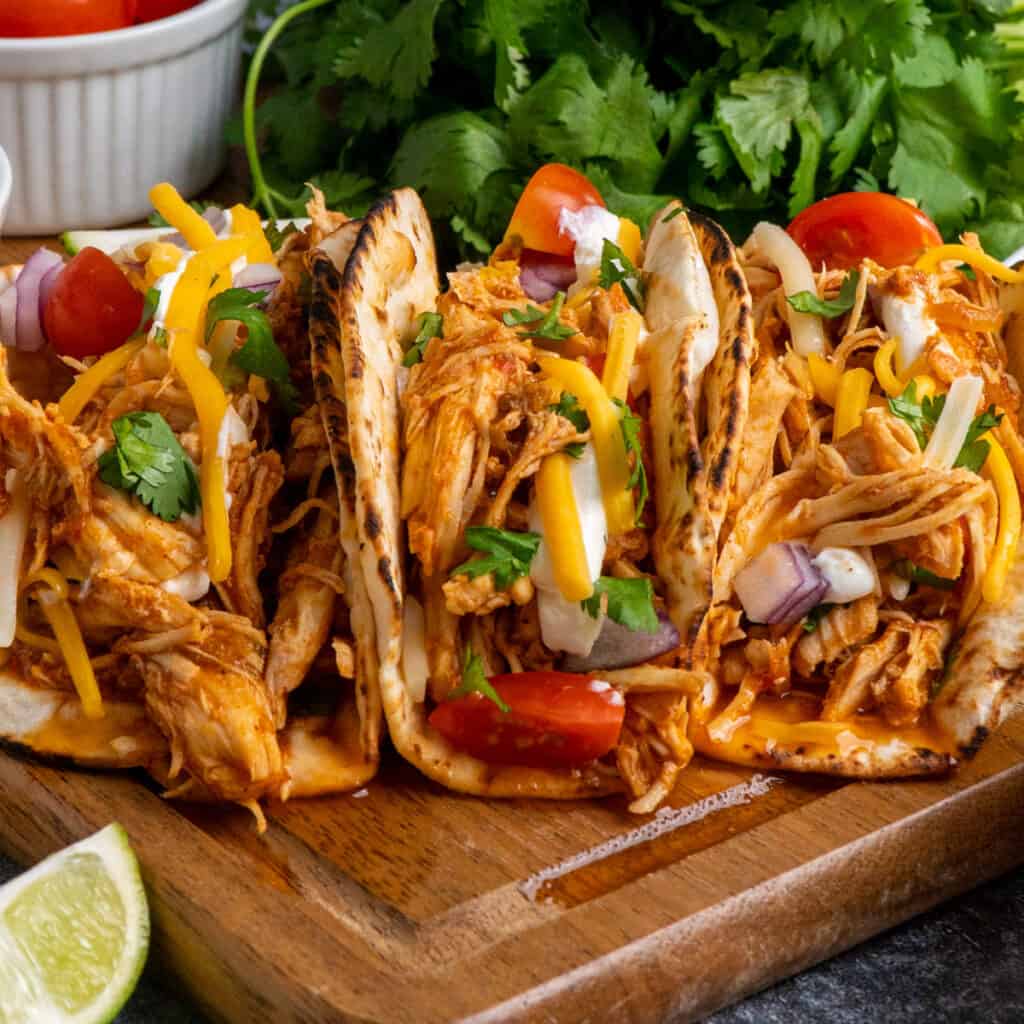 Crock Pot Chicken Tacos