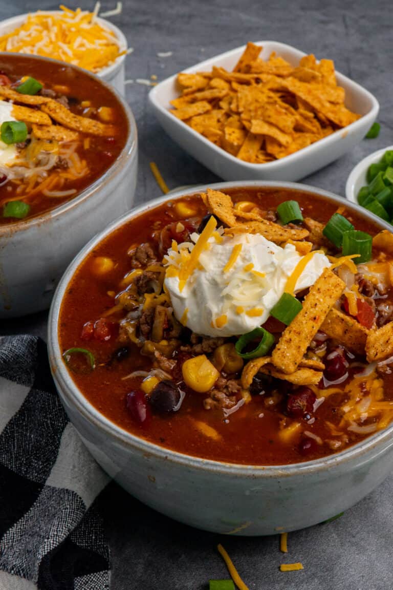 Crock Pot Taco Soup - Slow Cooker Meals