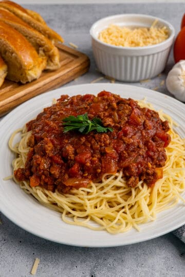 Slow Cooker Meat Sauce For Spaghetti - Slow Cooker Meals