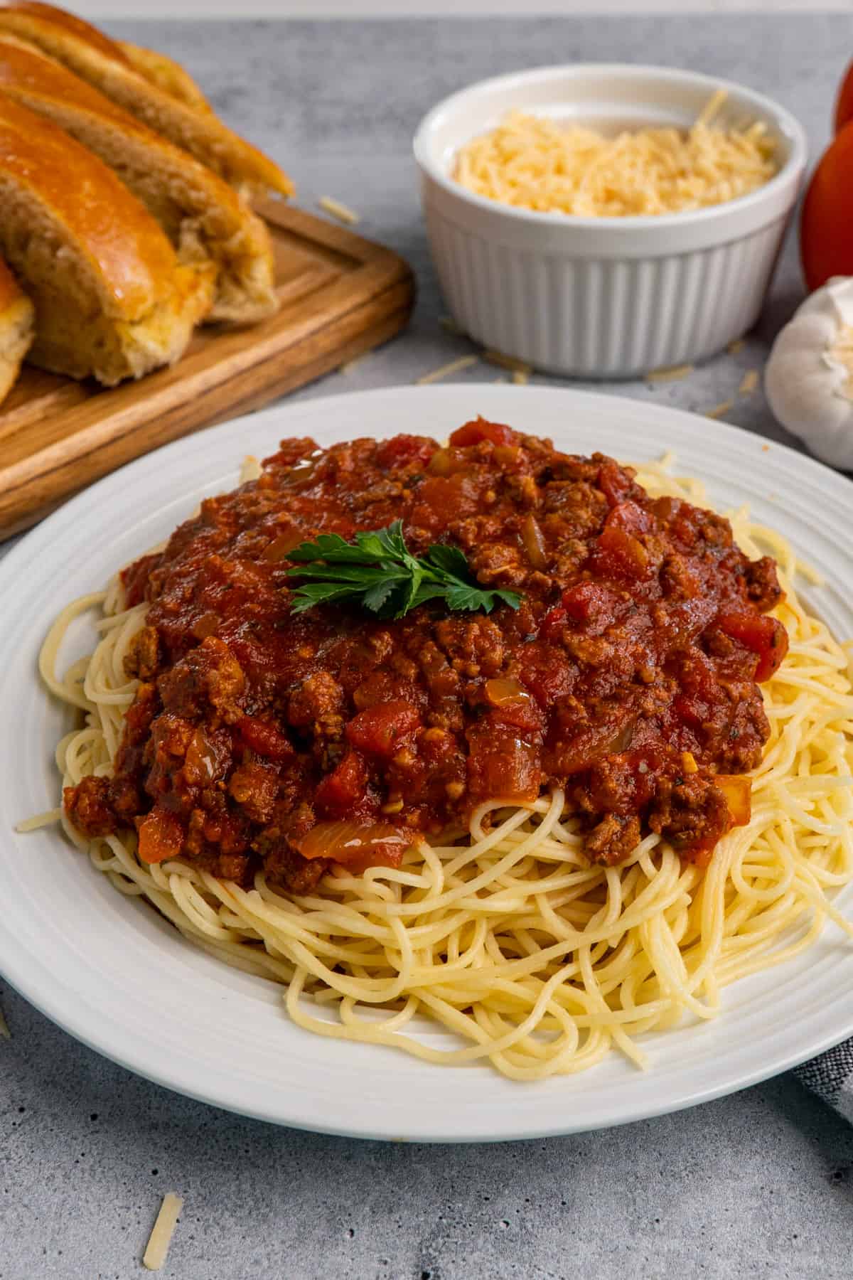 Slow Cooker Spaghetti with Meat Sauce
