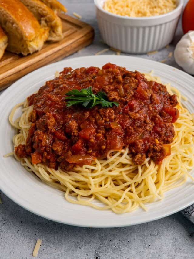 Crock Pot Meat Sauce For Spaghetti Recipe
