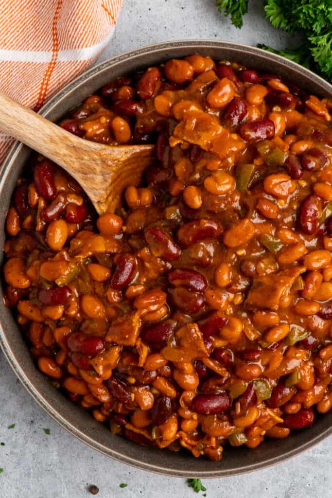 Crock Pot Baked Beans - Slow Cooker Meals