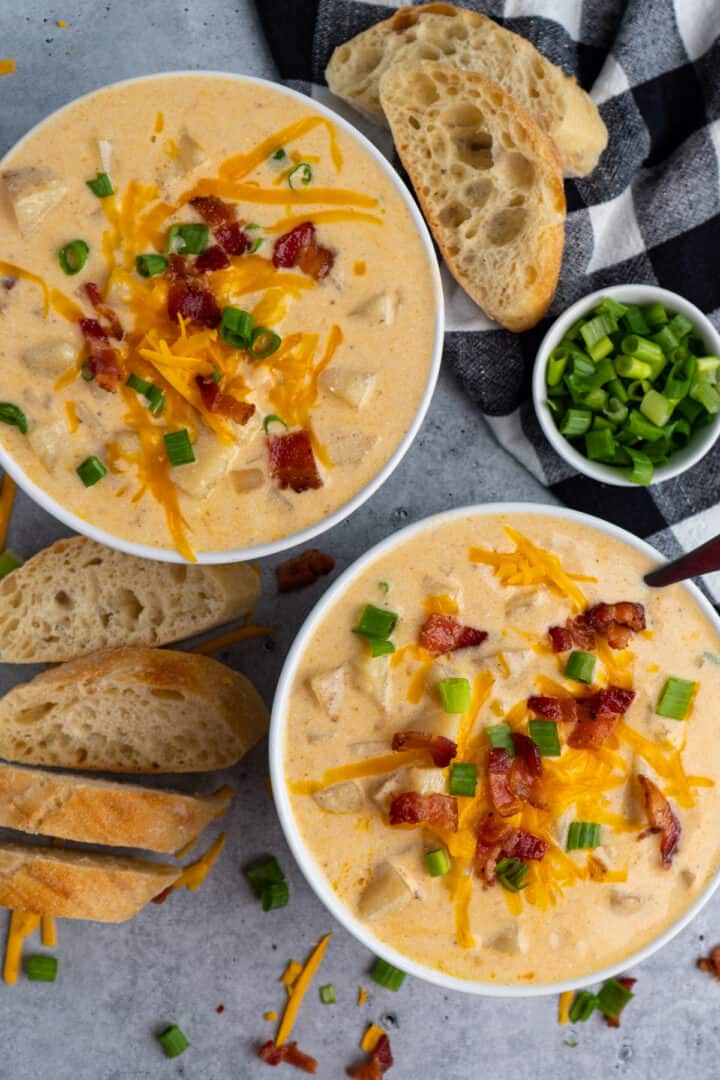 Crock Pot Potato Soup - Slow Cooker Meals