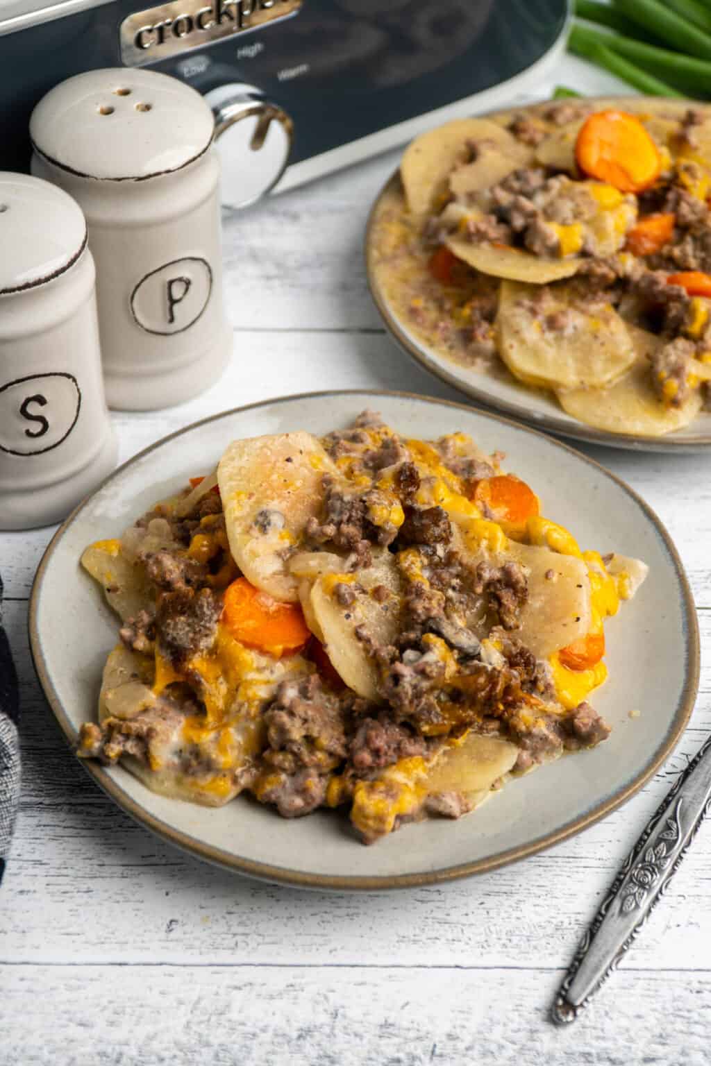 Crock Pot Hamburger and Potato Casserole Slow Cooker Meals