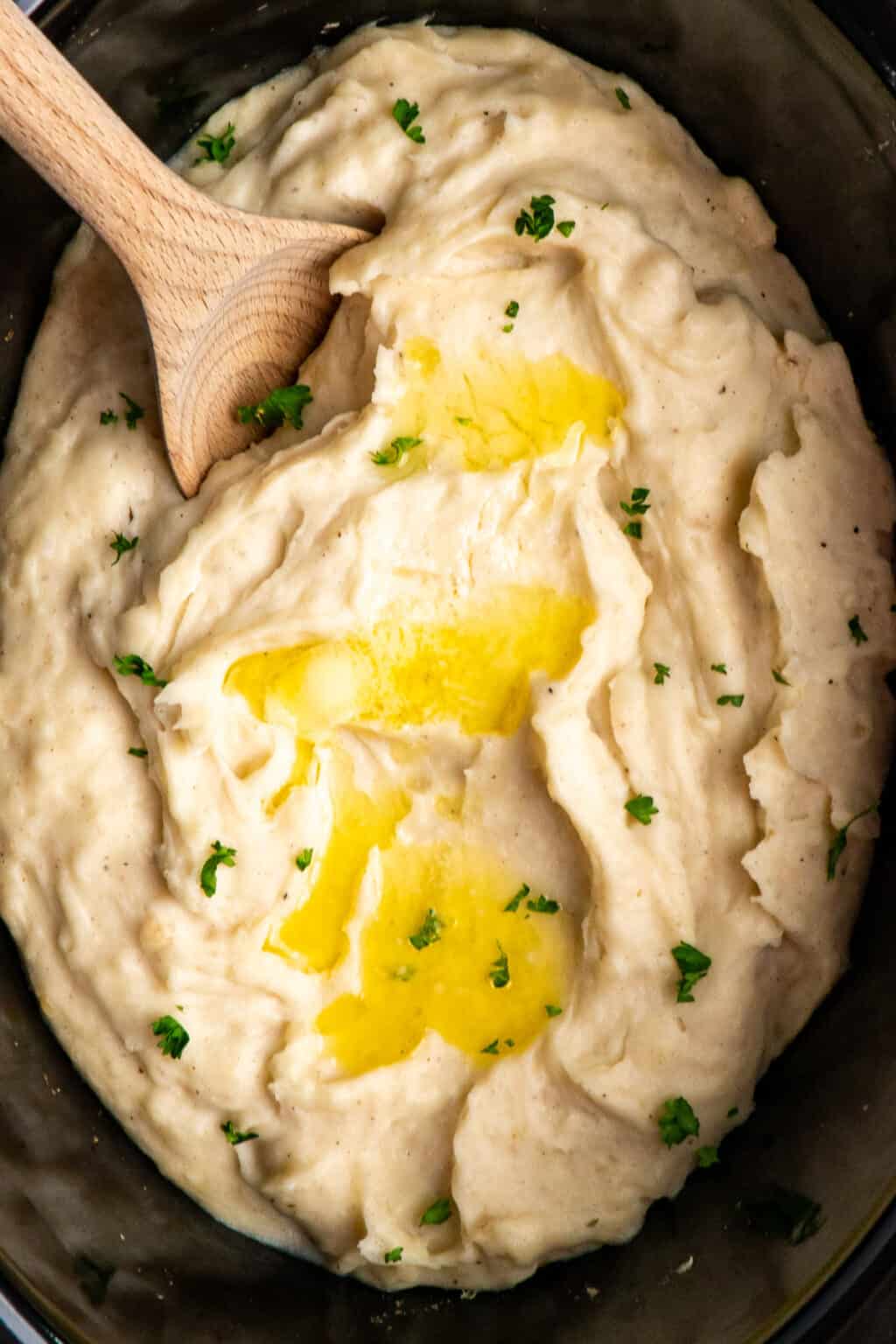 Crock Pot Mashed Potatoes with Cream Cheese - Slow Cooker Meals