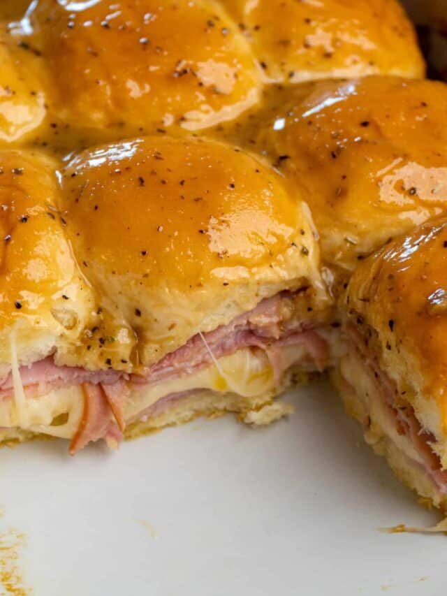 Crock Pot Ham and Cheese Sliders Recipe