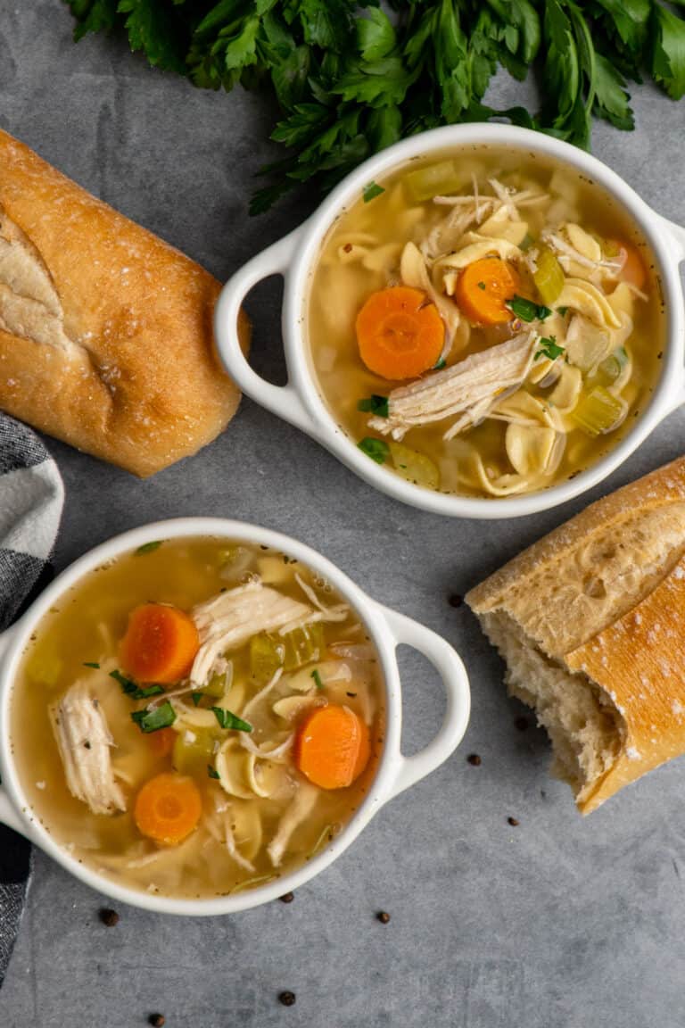 CrockPot Chicken Noodle Soup Slow Cooker Meals