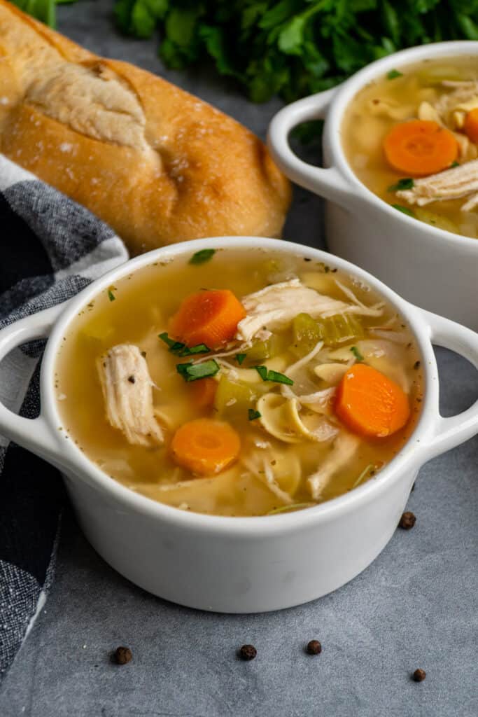 CrockPot Chicken Noodle Soup Slow Cooker Meals
