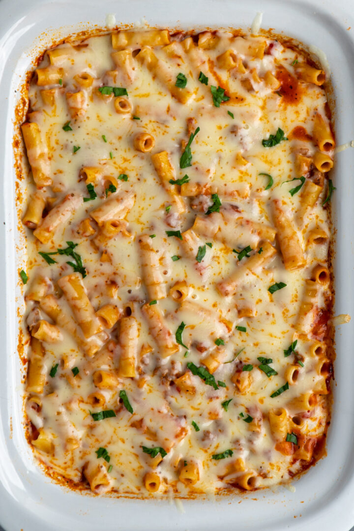 Slow Cooker Baked Ziti - Slow Cooker Meals