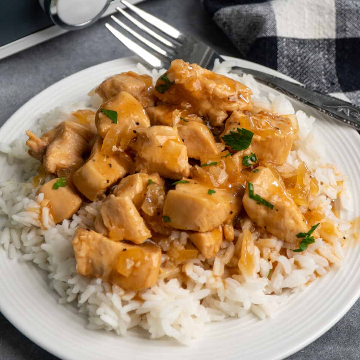 Slow Cooker Honey Bourbon Chicken