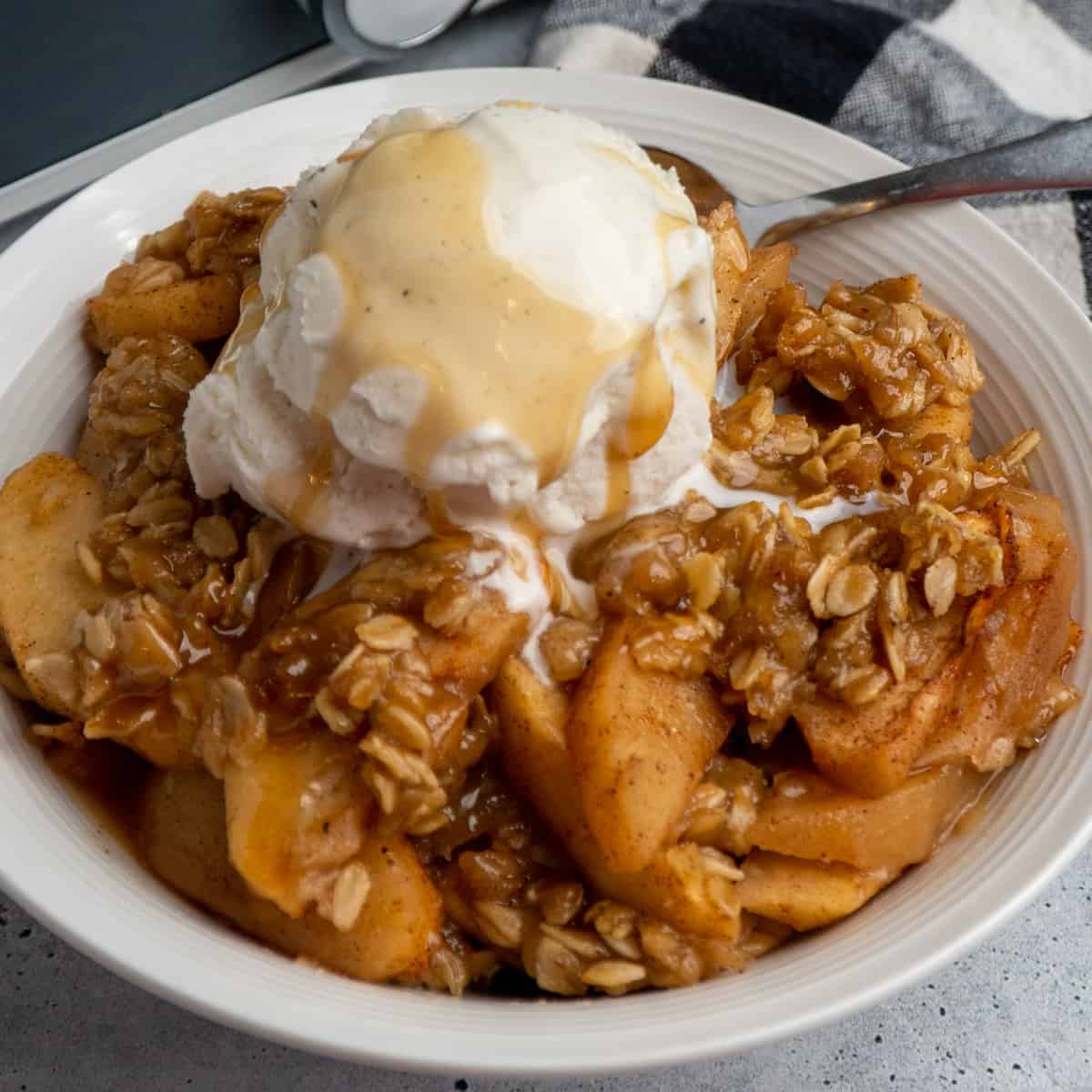 Perfect cool day for a warm apple crisp in my Hello Kitty Crockpot