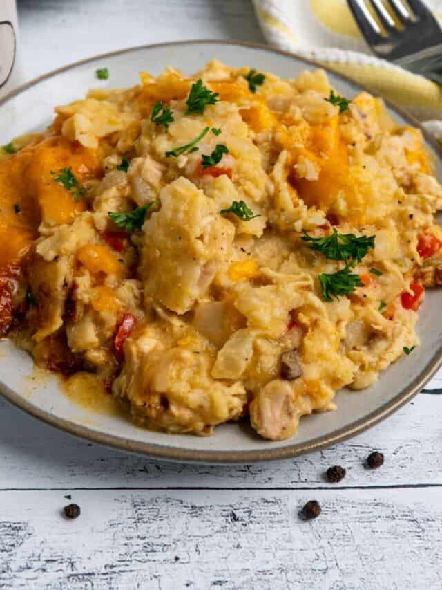 Slow Cooker King Ranch Chicken Recipe