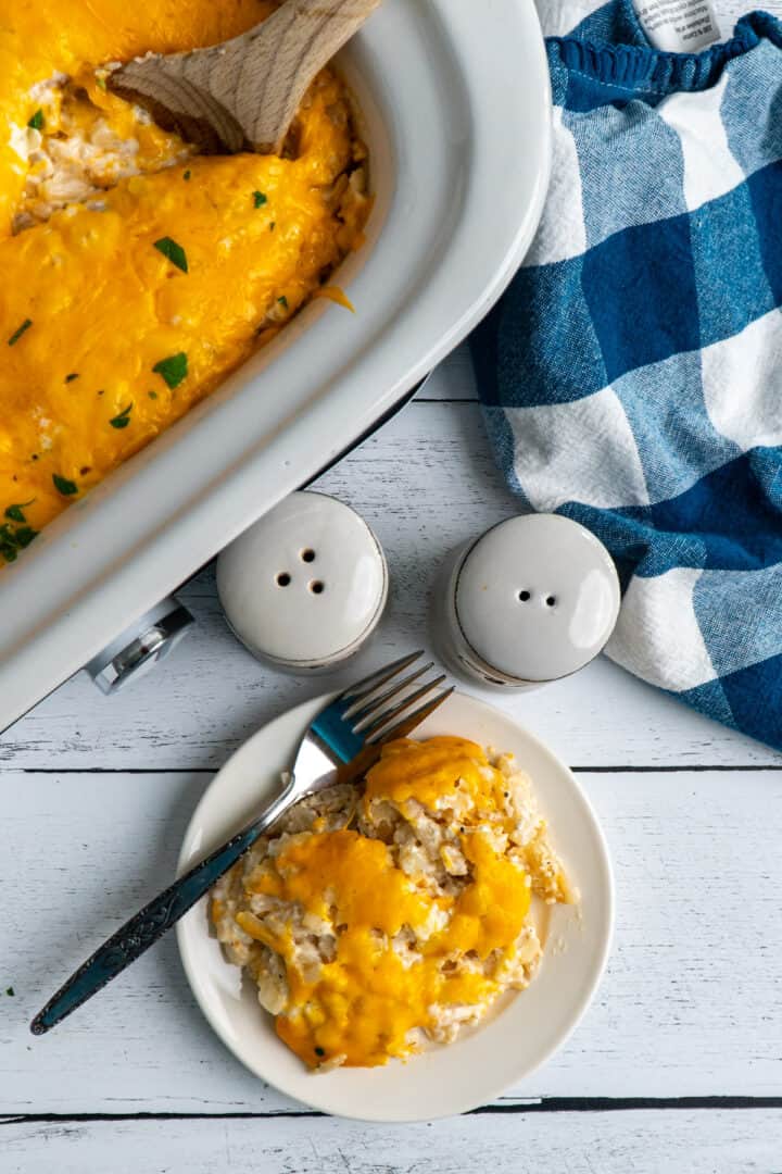 Crock Pot Cheesy Hash Browns - Slow Cooker Meals