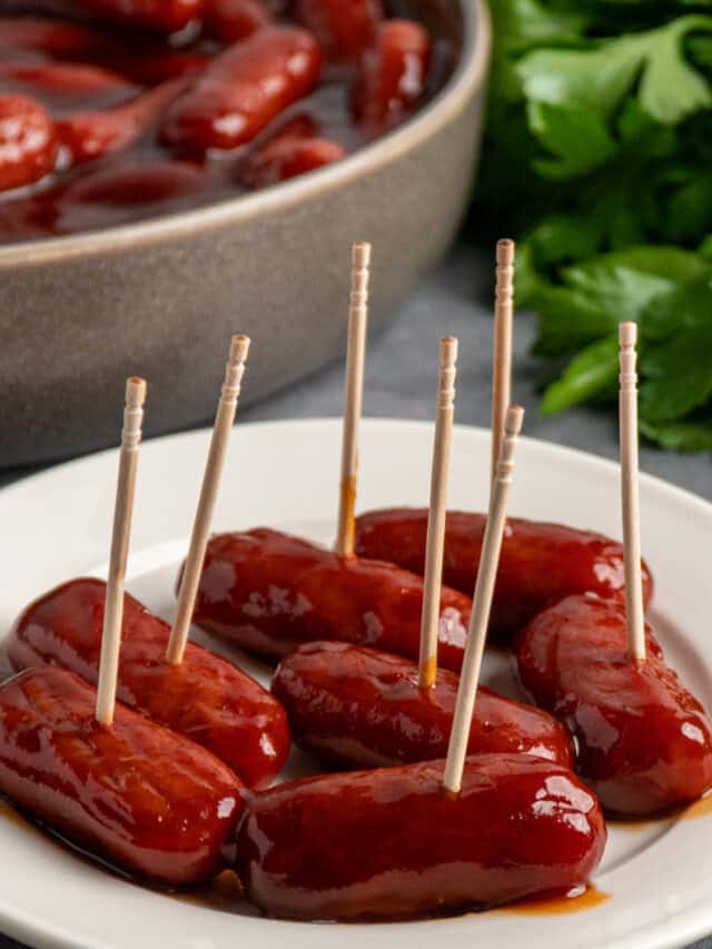 Crock Pot Bacon Wrapped Little Smokies