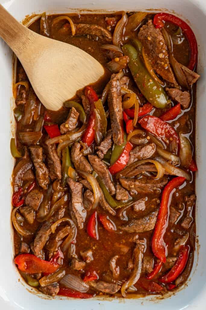 Crock Pot Pepper Steak Slow Cooker Meals   Crock Pot Pepper Steak 1 683x1024 