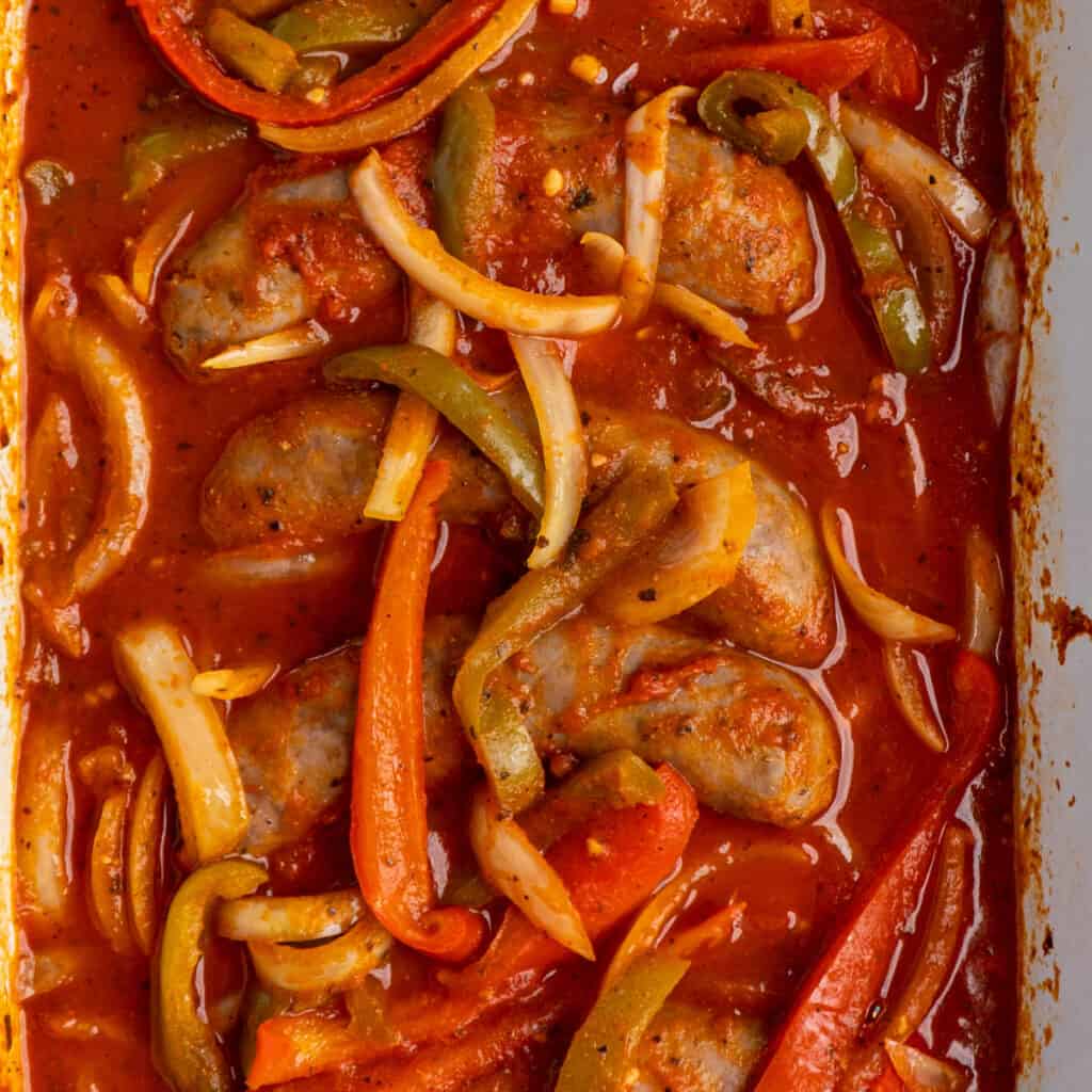 Crock Pot Sausage and Peppers Slow Cooker Meals