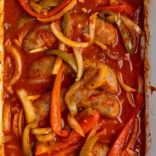 Crock Pot Sausage and Peppers