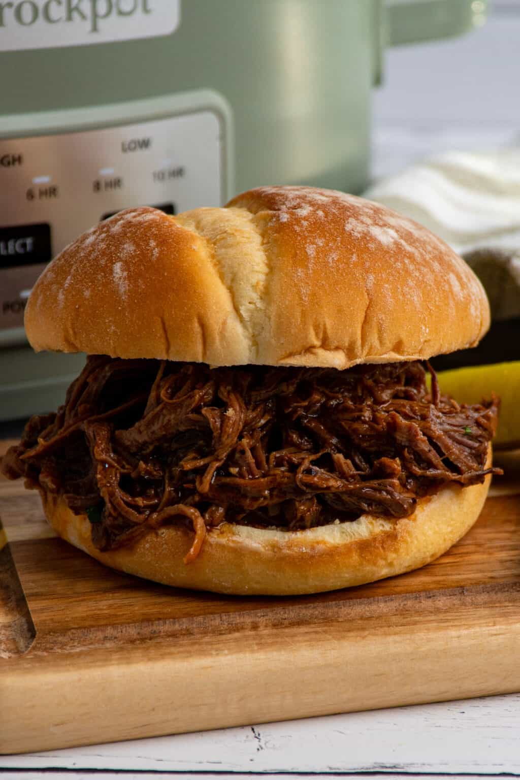 Slow Cooker BBQ Beef Sandwiches