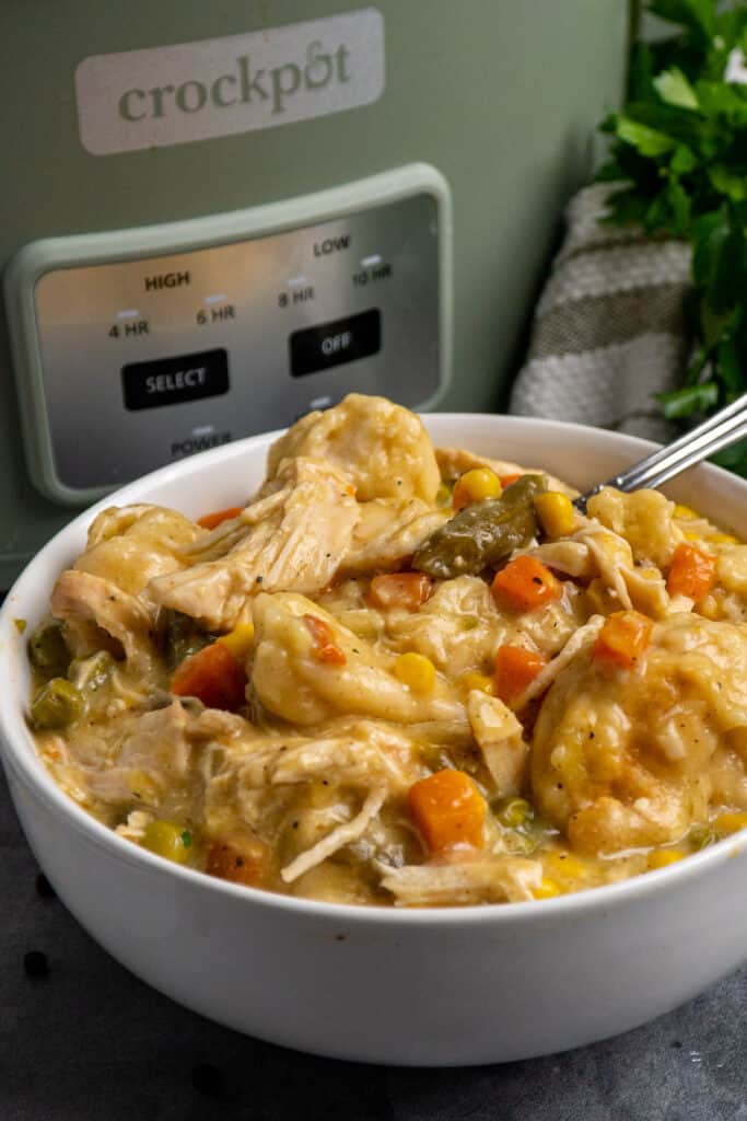 Crock Pot Chicken and Dumplings - Slow Cooker Meals