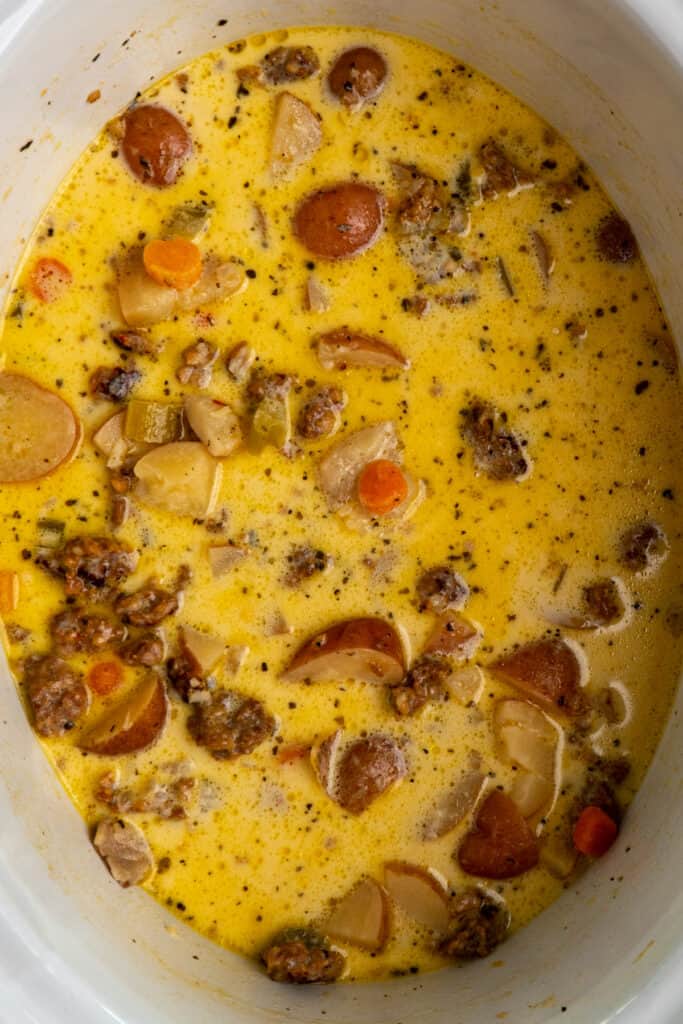 Crock Pot Sausage Potato Soup