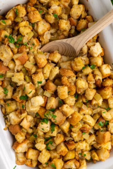 Crock Pot Stuffing