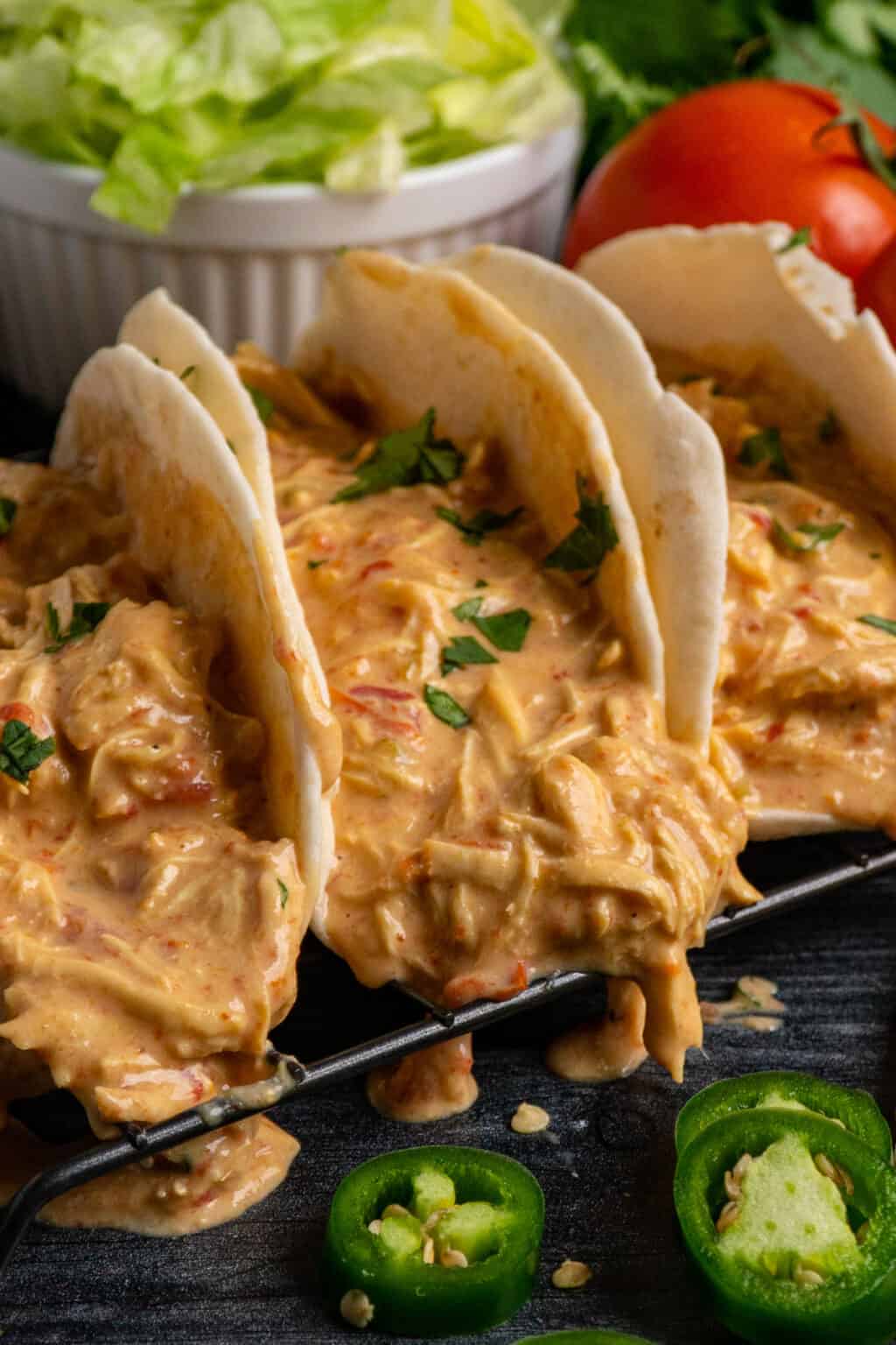 Slow Cooker Chicken Queso Tacos Slow Cooker Meals