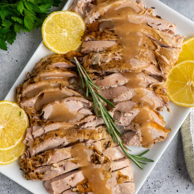 Slow Cooker Turkey Breast {So Juicy}