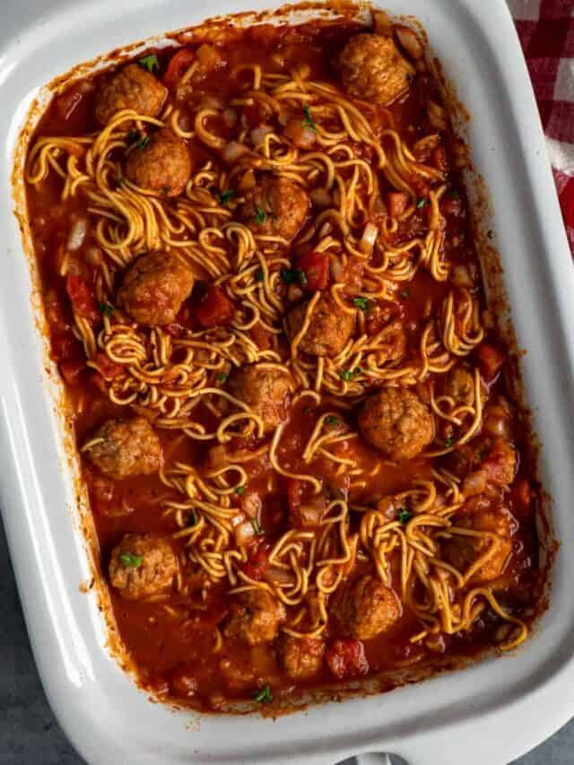 Crock Pot Spaghetti and Meatballs Recipe