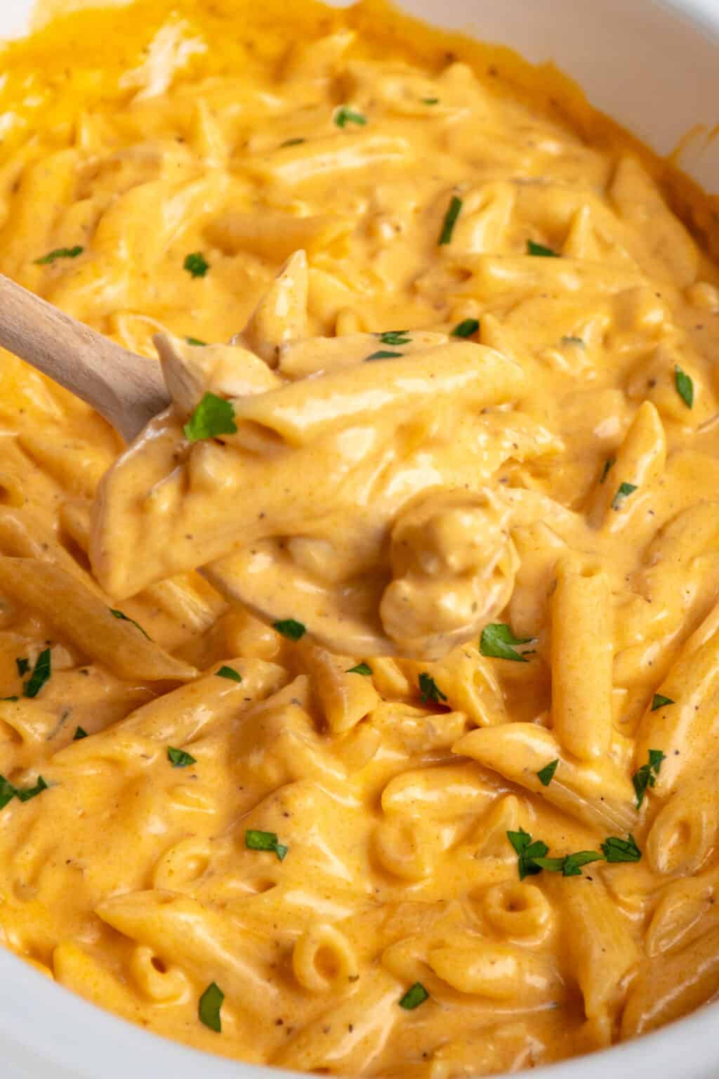Crock Pot Buffalo Chicken Pasta