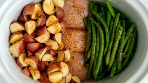 chicken green beans potatoes italian dressing crock pot and with Fashionable Knit Dress