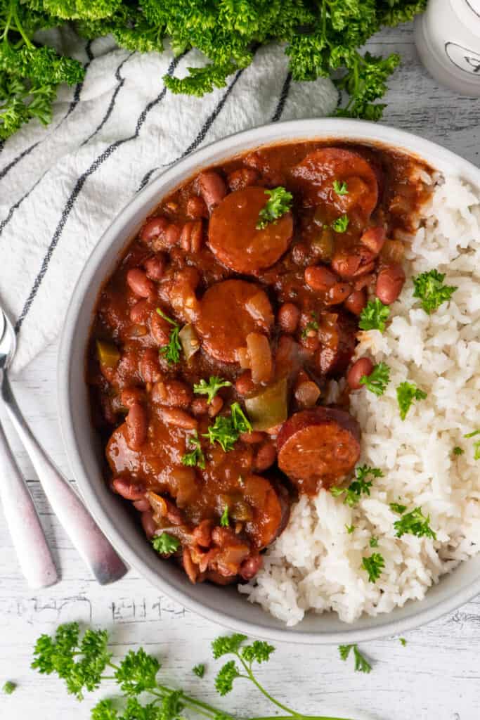 Crock Pot Red Beans and Rice Slow Cooker Meals