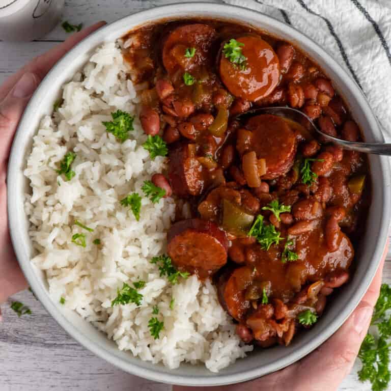 Crock Pot Red Beans and Rice - Slow Cooker Meals