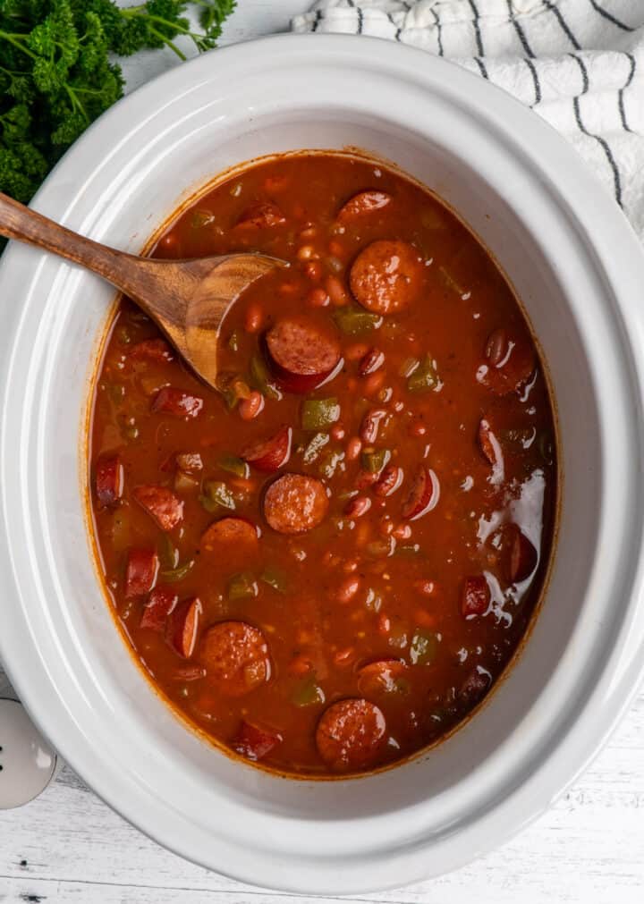 Crock Pot Red Beans and Rice - Slow Cooker Meals