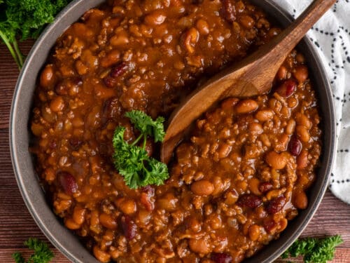 Best Ever Crock Pot Cowboy Beans