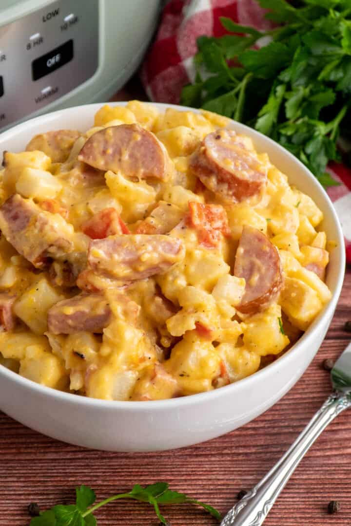 Sausage Casserole In The Slow Cooker Slow Cooker Meals