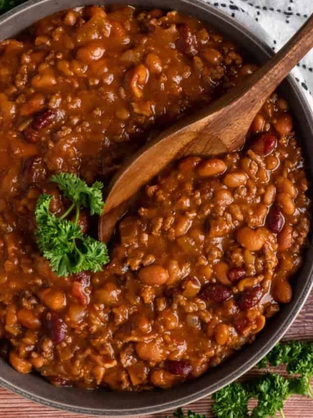 Slow Cooker Cowboy Beans Recipe