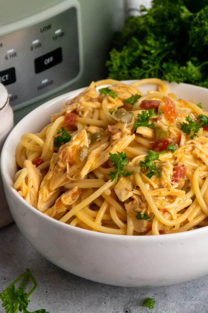 Crock Pot Chicken Spaghetti Slow Cooker Meals