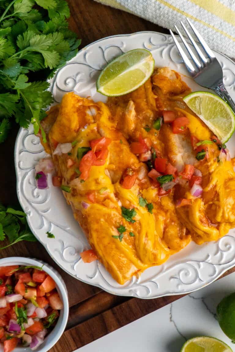 Crock Pot Chicken Enchiladas