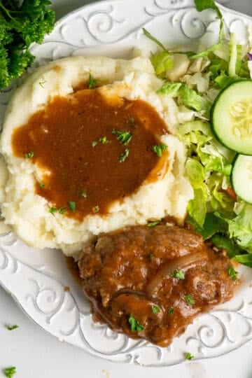 Crockpot Salisbury Steak - Slow Cooker Meals