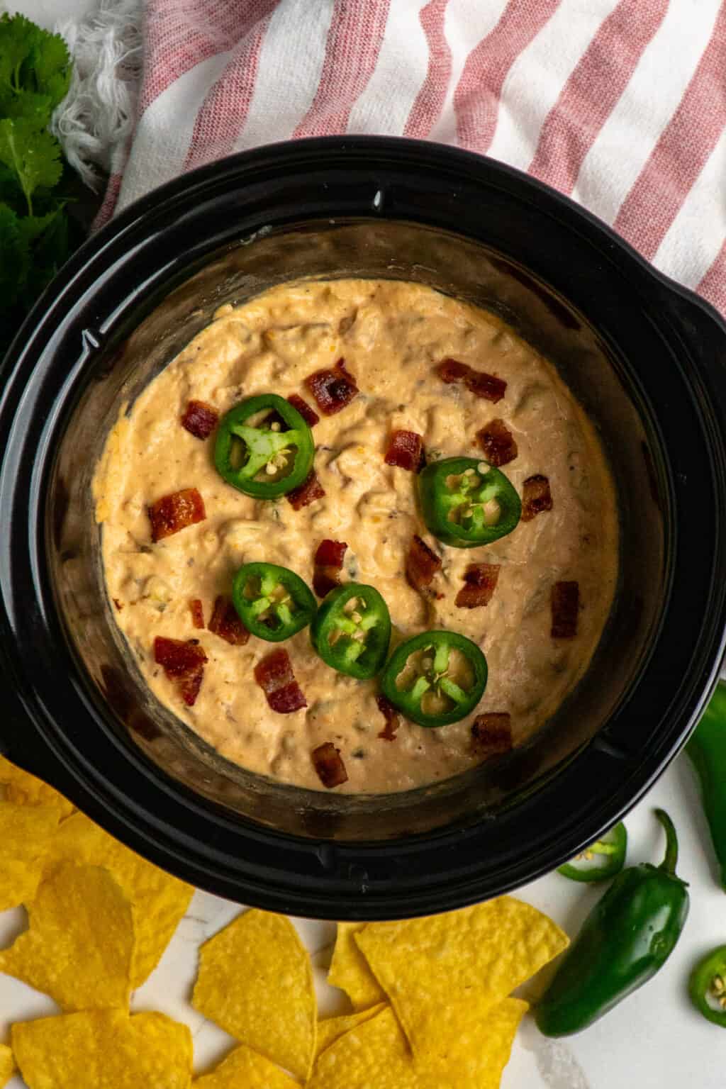 Crock Pot Jalapeno Popper Dip - Slow Cooker Meals