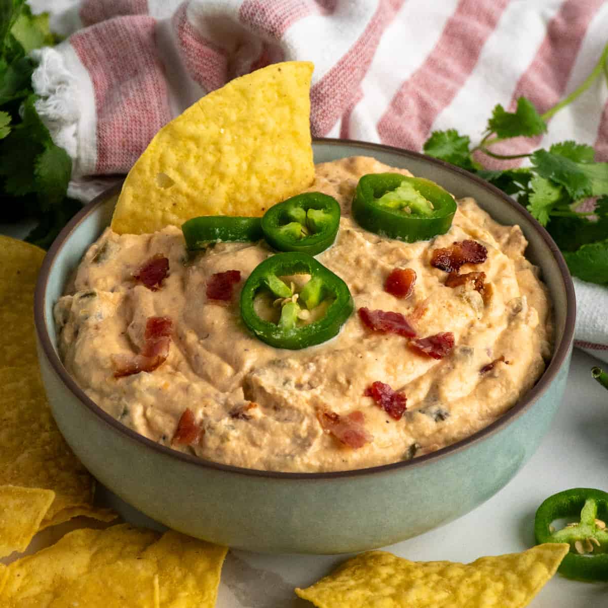 Slow Cooker 7-Layer Bean Dip (hot and gooey!) - The Magical Slow Cooker