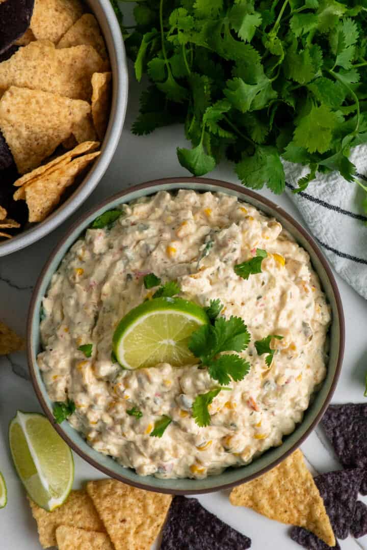 Crock Pot Mexican Street Corn Dip - Slow Cooker Meals