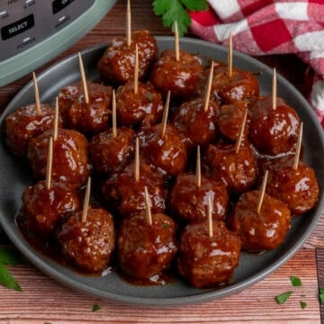 Crock Pot BBQ Meatballs - Slow Cooker Meals