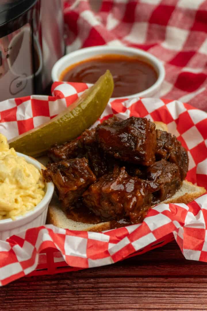 Crock Pot Burnt Ends