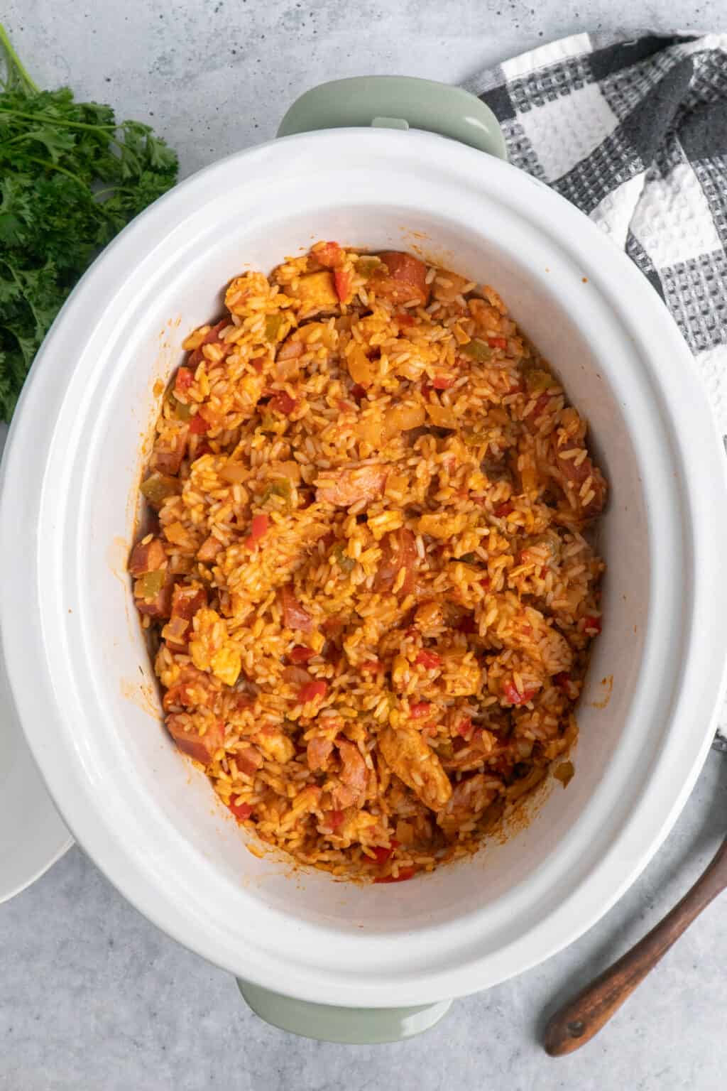 Easy Crock Pot Jambalaya - Slow Cooker Meals