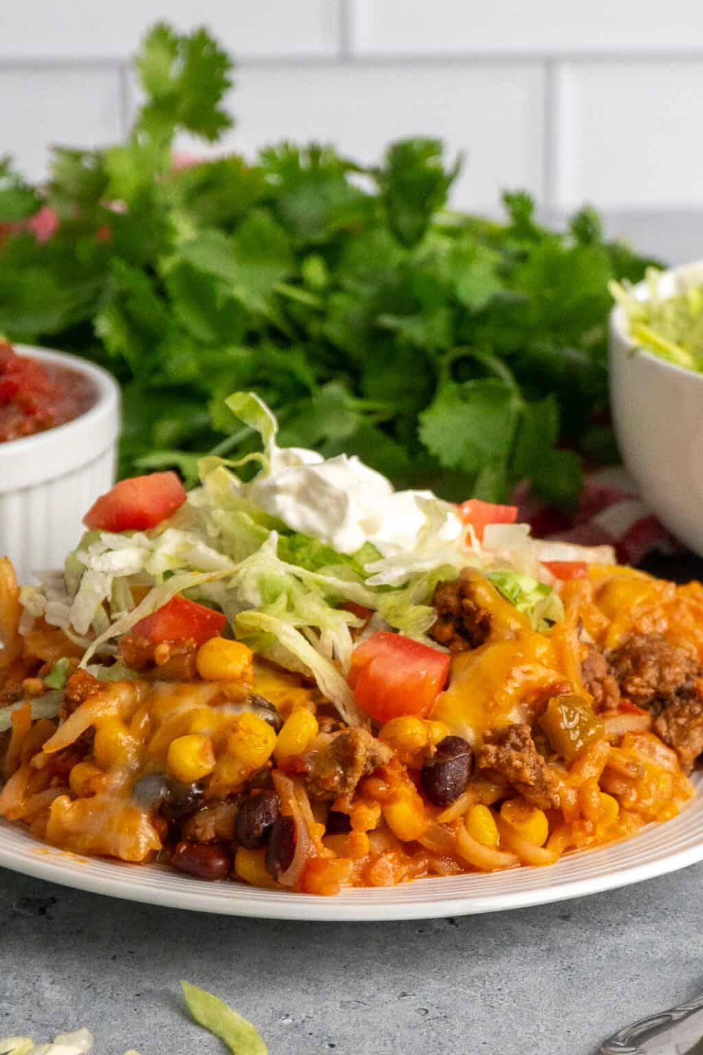 Crock Pot Taco Casserole - Slow Cooker Meals