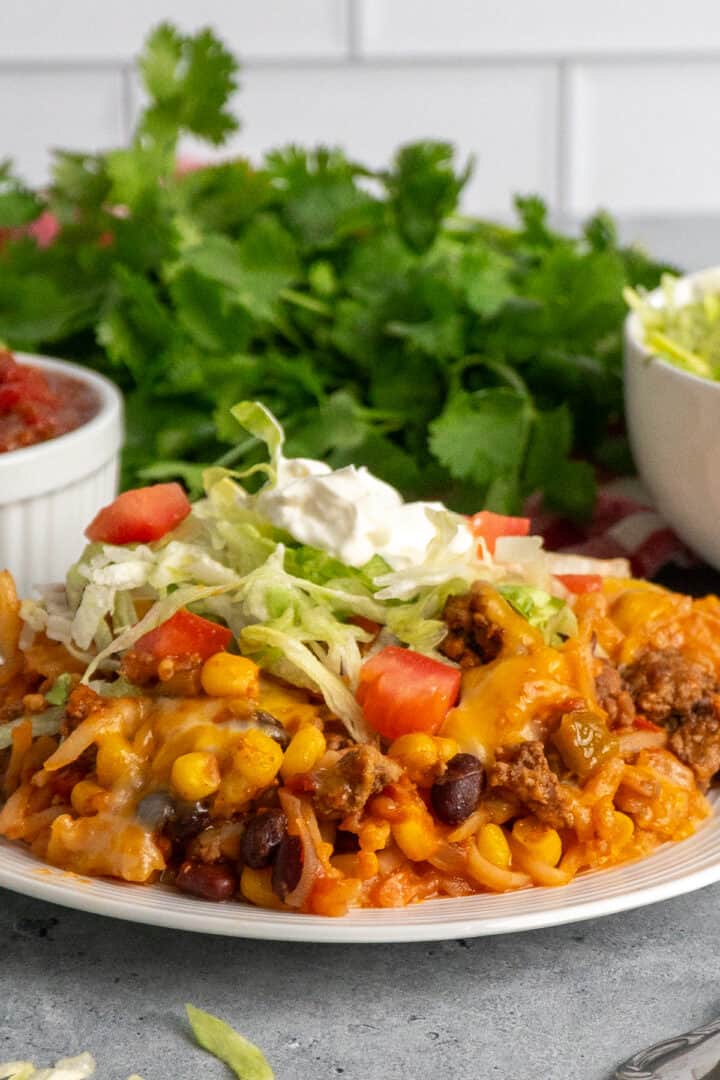 Crock Pot Taco Casserole