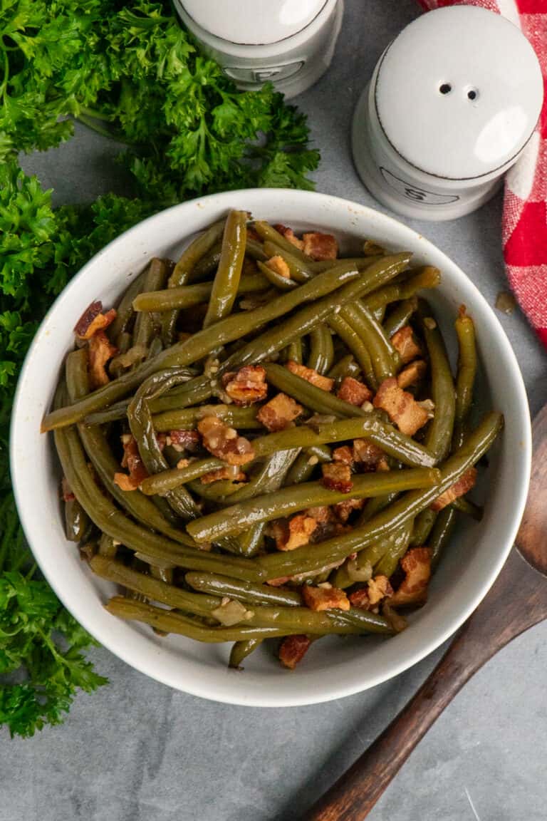 Best Crock Pot Green Beans with Bacon