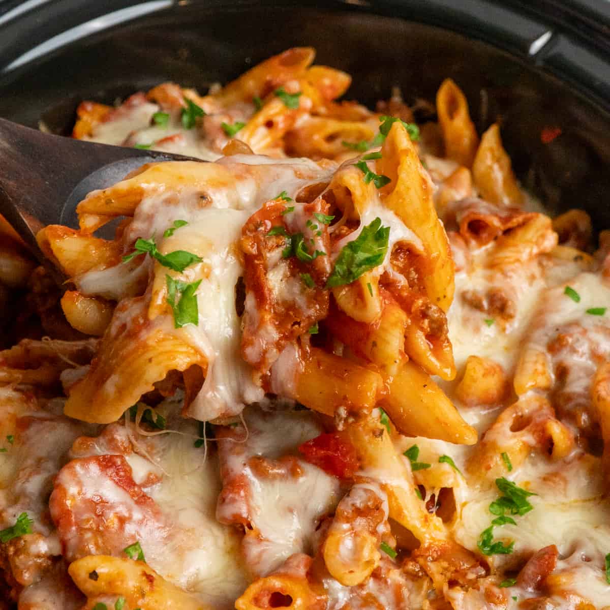 Crockpot Pizza Casserole Recipe (add your favorite toppings)